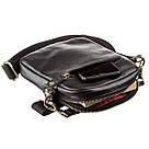 Чоловіча шкіряна сумка з двома знімними ручками SHVIGEL 19110 Чорна, фото 7