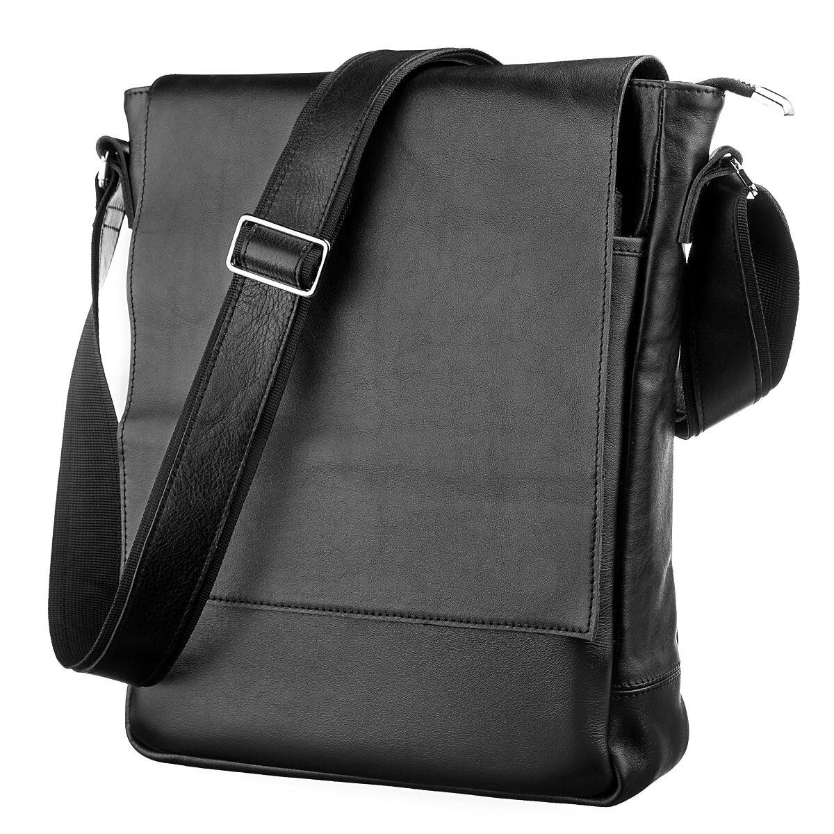 Сумка SHVIGEL 11079 шкіряна Чорна, фото 1