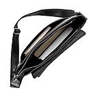 Сумка SHVIGEL 11079 шкіряна Чорна, фото 6