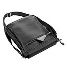 Сумка SHVIGEL 11079 шкіряна Чорна, фото 7