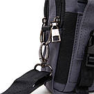 Сумка на пояс нейлон Vintage 20646 Сіра, фото 5