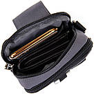 Сумка на пояс нейлон Vintage 20646 Сіра, фото 6