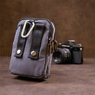 Сумка на пояс нейлон Vintage 20646 Сіра, фото 9