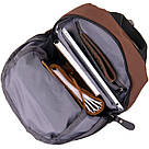 Сумка через плече нейлон Vintage 20634 Коричнева, фото 7