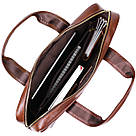 Сумка шкіряна для ноутбука Vintage 20470 Коричневий, фото 6