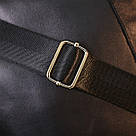 Шкіряна сумка через плече для чоловіків SHVIGEL 11602 Чорний, фото 9