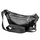 Поясна сумка GRANDE PELLE 11140 Чорна, фото 2