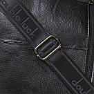Містка шкіряна чоловіча сумка Vintage 20683 Чорний, фото 10