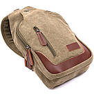 Функціональна чоловіча сумка через плече Vintage 20386 Зелений, фото 2