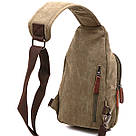 Функціональна чоловіча сумка через плече Vintage 20386 Зелений, фото 5
