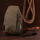 Функціональна чоловіча сумка через плече Vintage 20386 Зелений, фото 9