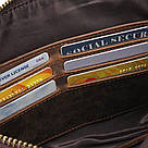 Красива барсетка чоловіча в шкірі Crazy horse Vintage 14954 Коричнева, фото 5