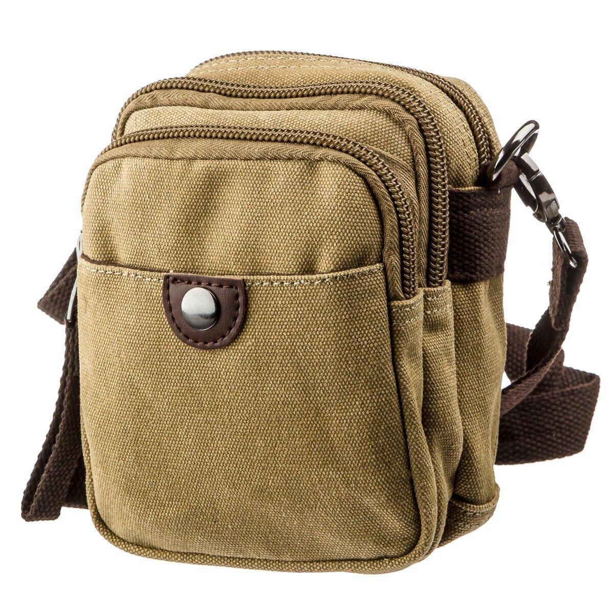 Барсетка текстильна Vintage 20161 Хакі, фото 1