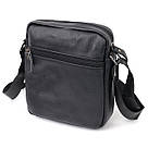 Сумка чоловіча Vintage 20678 шкіряна Чорний, фото 2