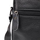 Сумка чоловіча Vintage 20678 шкіряна Чорний, фото 8