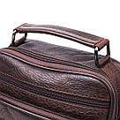 Практична чоловіча сумка шкіряна 21272 Vintage Коричнева, фото 6