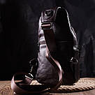 Зручна чоловіча сумка через плече з натуральної шкіри Vintage 21306 Коричнева, фото 10