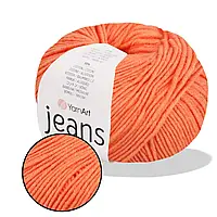 Пряжа YarnArt Jeans Моркв'яний №23
