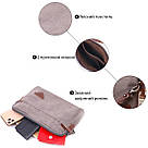 Чоловіча містка барсека з текстилю 21259 Vintage Сіра, фото 5