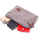 Чоловіча містка барсека з текстилю 21259 Vintage Сіра, фото 8