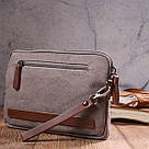 Чоловіча містка барсека з текстилю 21259 Vintage Сіра, фото 10