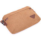 Практична чоловіча барсетка з текстилю 21260 Vintage Коричнева, фото 3