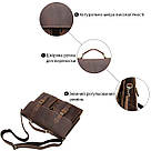 Портфель чоловічий зі шкіри Vintage 14774 Коричневий, фото 5