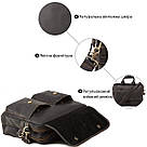 Сумка Vintage 14571 з вінтажної шкіри Коричнева, фото 4