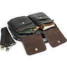 Сумка для ноутбуку з натуральної шкіри Vintage 14868 Чорна, фото 8