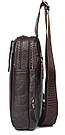 Сумка чоловіча шкіряна через плече Vintage 14983 Коричнева, фото 5