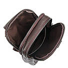 Сумка чоловіча шкіряна через плече Vintage 14983 Коричнева, фото 9