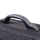 Чоловіча сумка з надійною пластиковою ручкою з поліестера FABRA 22587 Чорний, фото 7