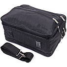 Чоловіча сумка з надійною пластиковою ручкою з поліестера FABRA 22587 Чорний, фото 10