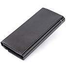 Борсетка елітна шкіряна GRANDE PELLE 11277 Чорна, фото 2