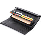 Борсетка елітна шкіряна GRANDE PELLE 11277 Чорна, фото 6