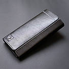 Борсетка елітна шкіряна GRANDE PELLE 11277 Чорна, фото 9