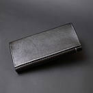 Борсетка елітна шкіряна GRANDE PELLE 11277 Чорна, фото 10