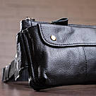 Бананка шкіряна Vintage 14809 Чорна, фото 6