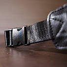 Бананка шкіряна Vintage 14809 Чорна, фото 8