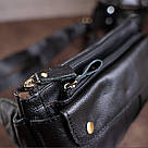 Бананка шкіряна Vintage 14809 Чорна, фото 9