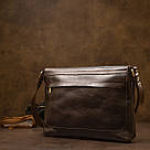 Шкіряна чоловіча сумка GRANDE PELLE 11430 Коричневий, фото 9