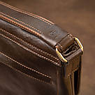 Шкіряна чоловіча сумка GRANDE PELLE 11430 Коричневий, фото 10