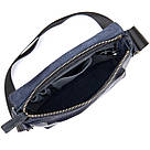 Практична шкіряна чоловіча сумка-месенджер GRANDE PELLE 11433 Темно-синій, фото 7