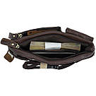 Поясна cумка чоловіча Vintage 14747 Коричнева, фото 8