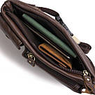 Поясна cумка чоловіча Vintage 14747 Коричнева, фото 10