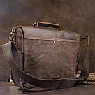 Солідний портфель на плече Vintage 20119 Коричневий, фото 4