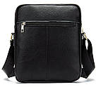 Сумка стильна чоловіча Vintage 14649 Чорна, фото 2