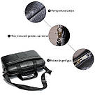 Сумка ділова чоловіча шкіряна Vintage 14794 Чорна, фото 4