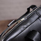 Сумка ділова чоловіча шкіряна Vintage 14794 Чорна, фото 8
