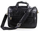 Сумка чоловіча Vintage 14242 для ноутбука 15.6 Чорна, фото 5